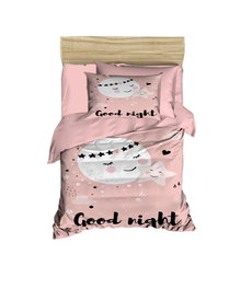 L'essentiel linge de maison Juego de funda nórdica PH133 Rosa, Blanco y Negro